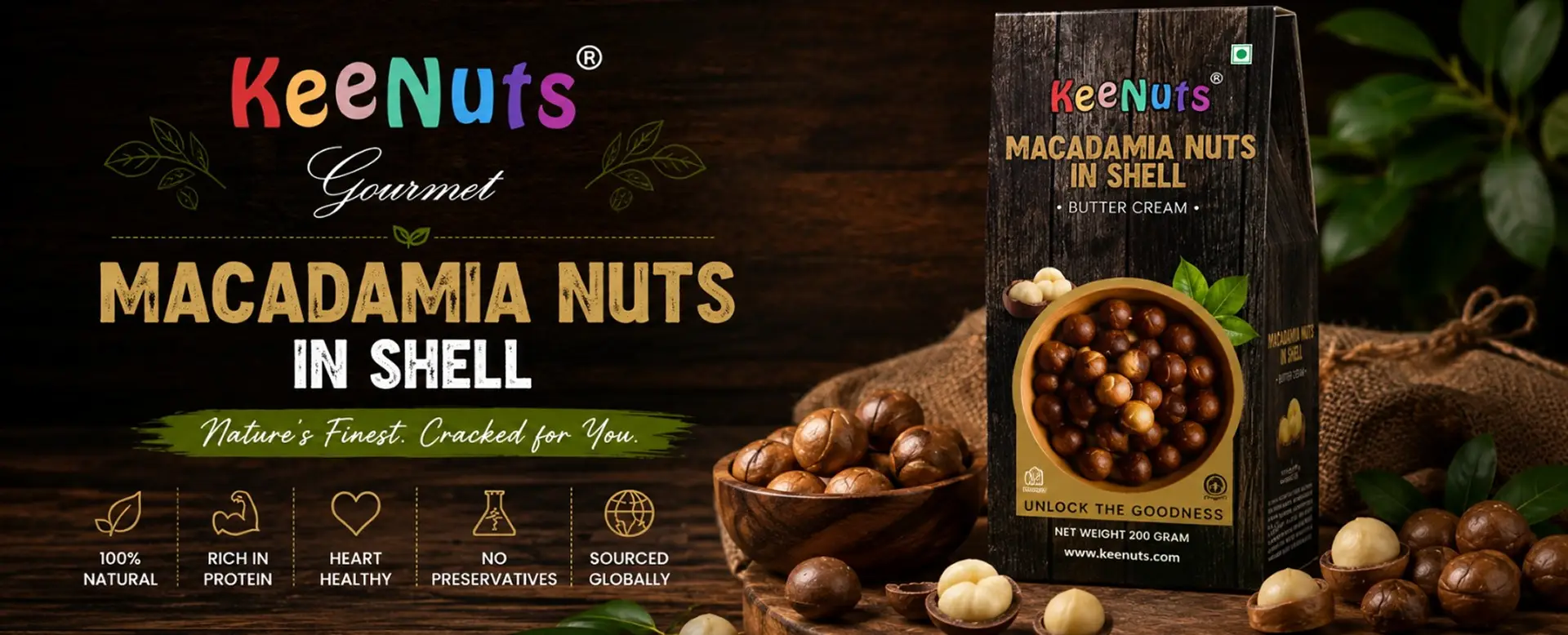 Macadamia Nuts in Shell